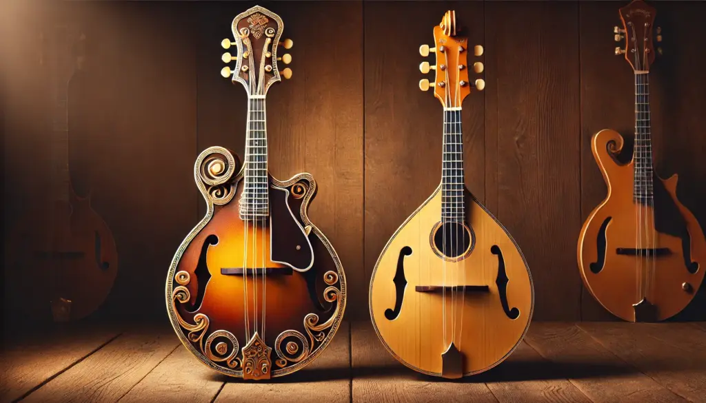 F-Style- und A-Style-Mandolinen im Vergleich