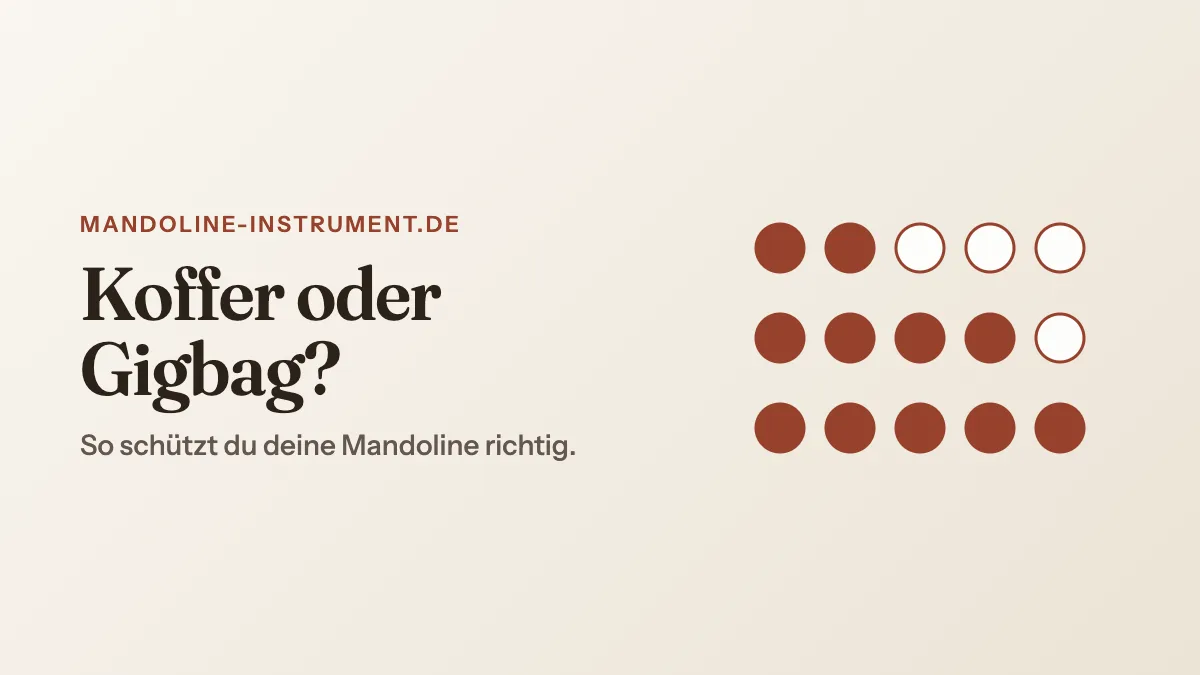 Titelgrafik „Koffer oder Gigbag?“: Bewertungspunkte für den Schutz