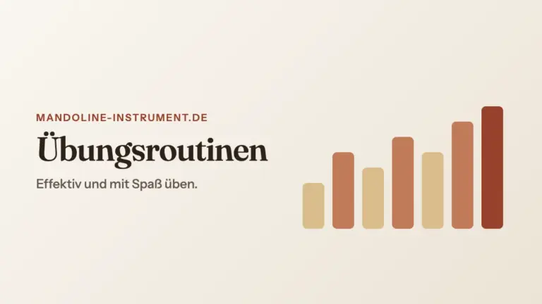 Titelgrafik „Übungsroutinen“: ansteigende Balken als Fortschritt